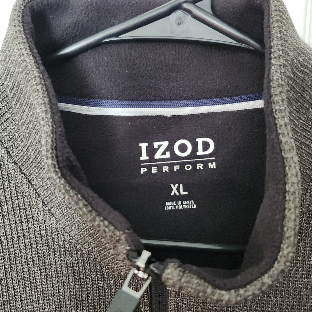 Izod Advantage Performance Softshell Brown Multi/… - image 2